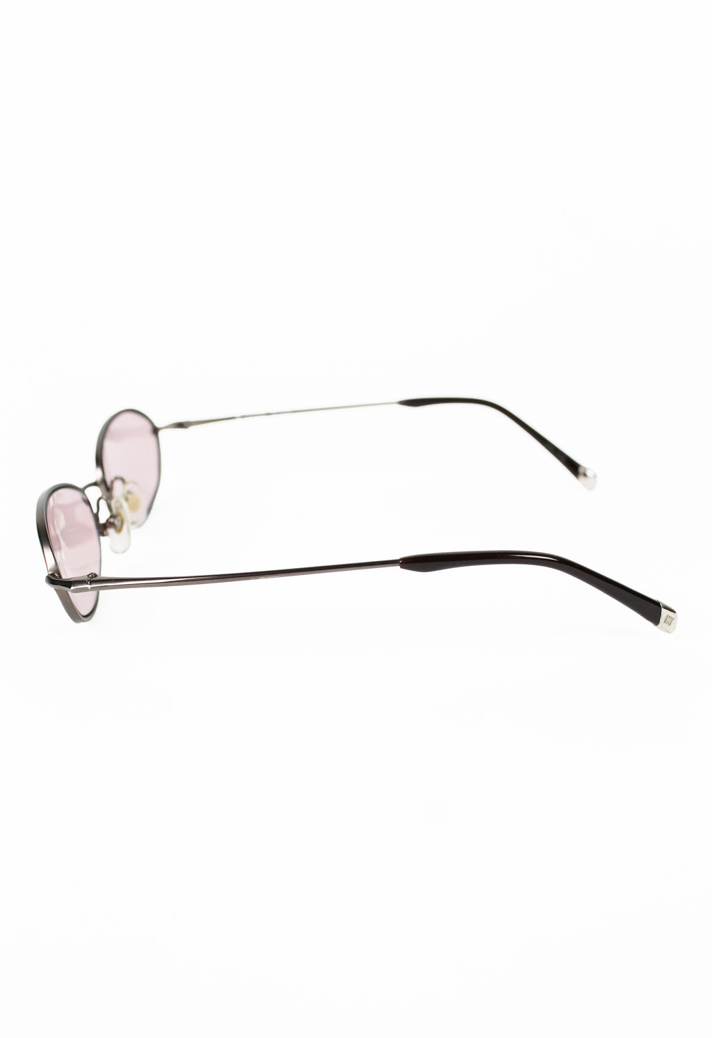 ISSEY MIYAKE ANGULAR SILVER TIP SUNGLASSES
