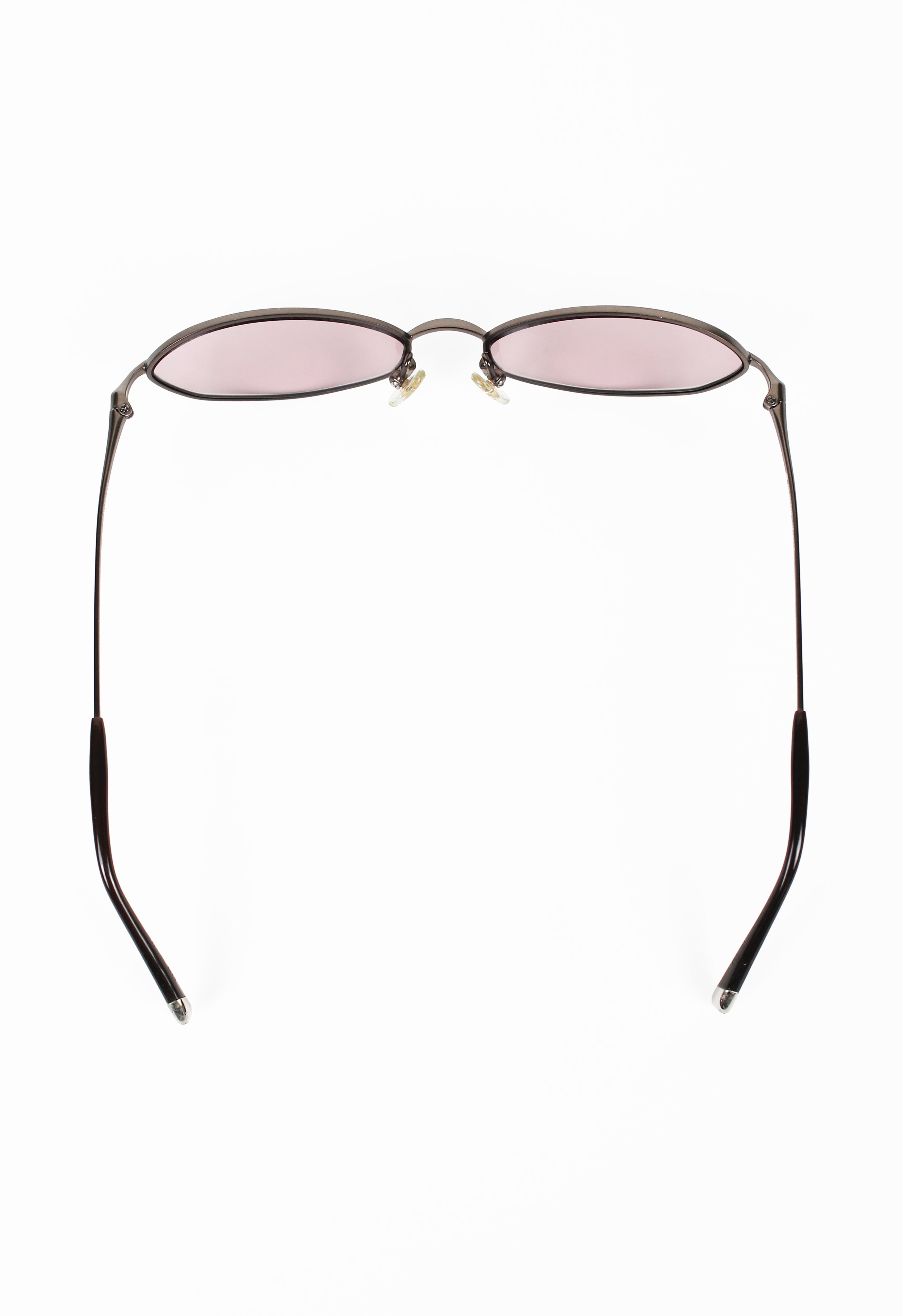 ISSEY MIYAKE ANGULAR SILVER TIP SUNGLASSES