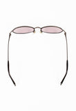 ISSEY MIYAKE ANGULAR SILVER TIP SUNGLASSES