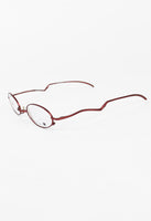 ISSEY MIYAKE FOLDABLE TITANIUM GLASSES WITH PILL CASE