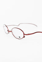 ISSEY MIYAKE FOLDABLE TITANIUM GLASSES WITH PILL CASE