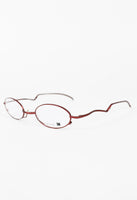 ISSEY MIYAKE FOLDABLE TITANIUM GLASSES WITH PILL CASE