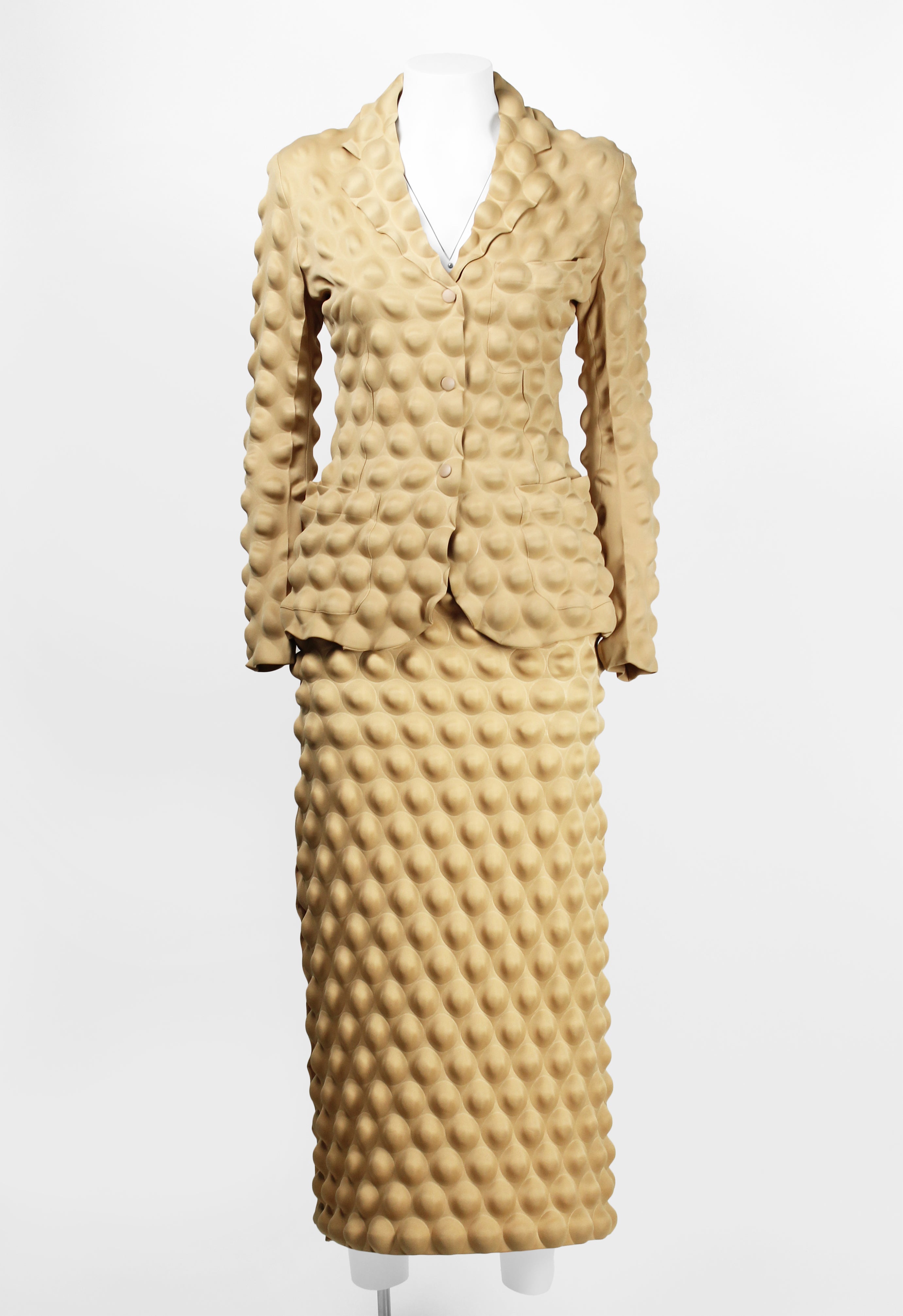 ISSEY MIYAKE AW2000 EGG CARTON L/S TOP（aw2000 Issey Miyake