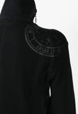 ISSEY MIYAKE FW 2004 BLACK GRAPHIC DOUBLE ZIP SWEATER