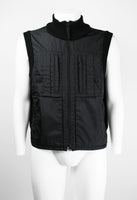 ISSEY MIYAKE MEN FW 2000 NYLON AND WOOL KNIT VEST