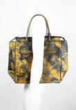 ISSEY MIYAKE MEN FW 2007 TROMPE L'OEIL PRINTED LEATHER BAG