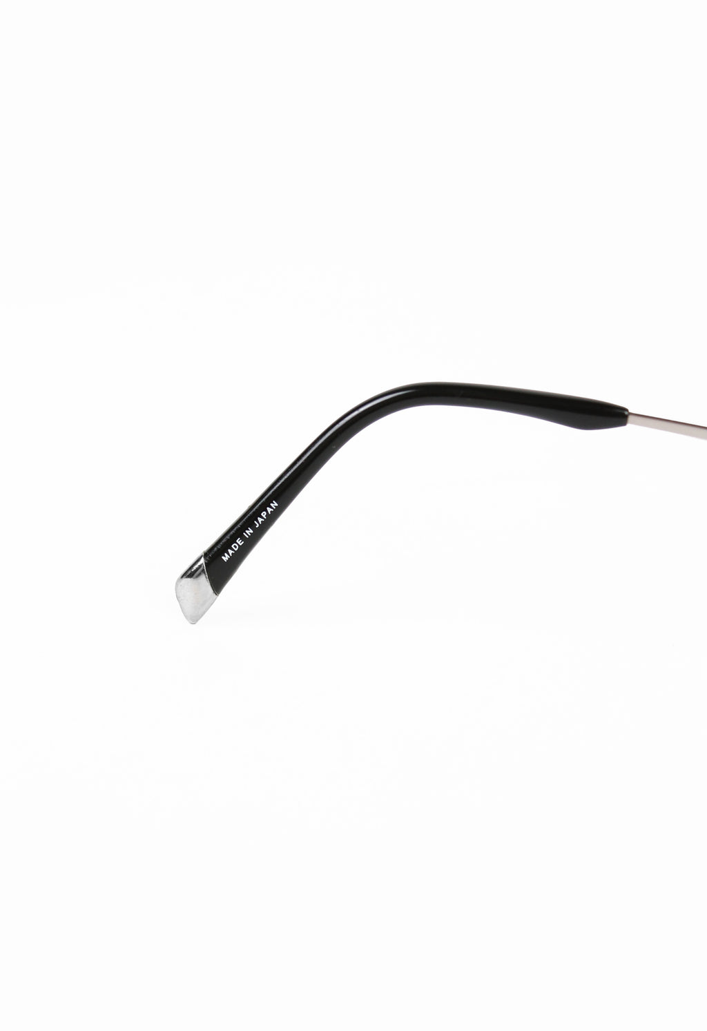 ISSEY MIYAKE PURPLE SUSPENDED SILVER TIP SUNGLASSES
