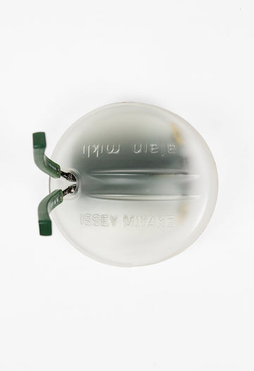ISSEY MIYAKE X ALAIN MIKLI 2000 FOLDABLE TITANIUM SUNGLASSES WITH DISK CASE