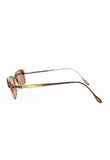 JEAN PAUL GAULTIER 1990'S BROWN TRIPLE LAYERED SUNGLASSES