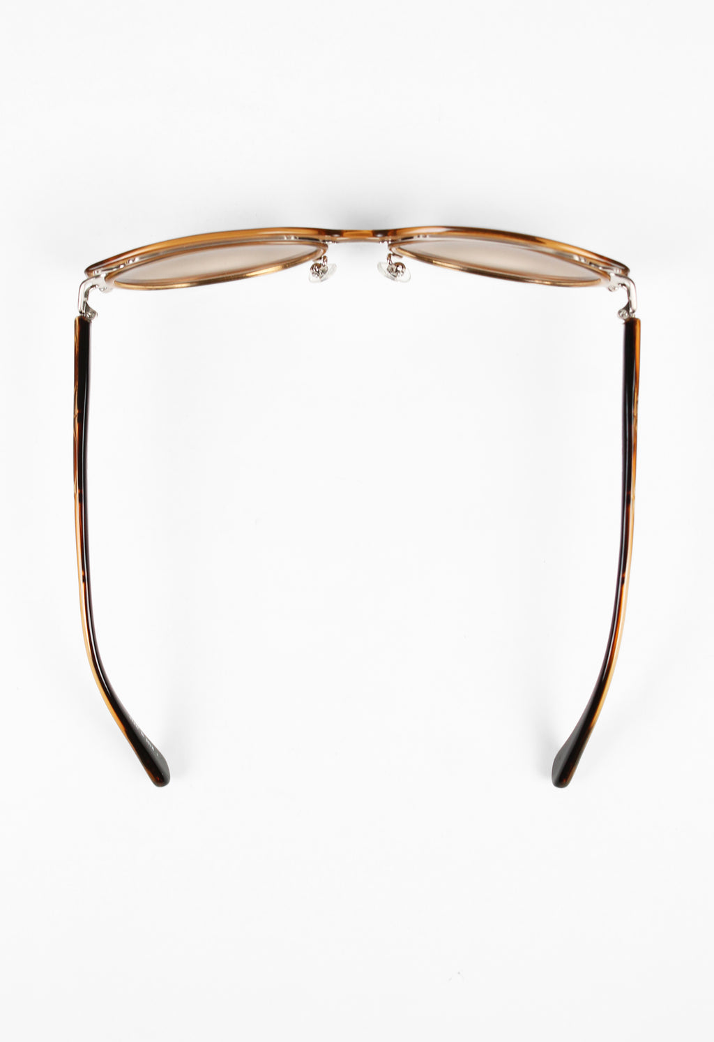 JEAN PAUL GAULTIER 1990'S CARAMEL SKELETON SUNGLASSES