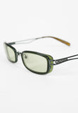 JEAN PAUL GAULTIER 1990'S GREEN LAYERED SUNGLASSES