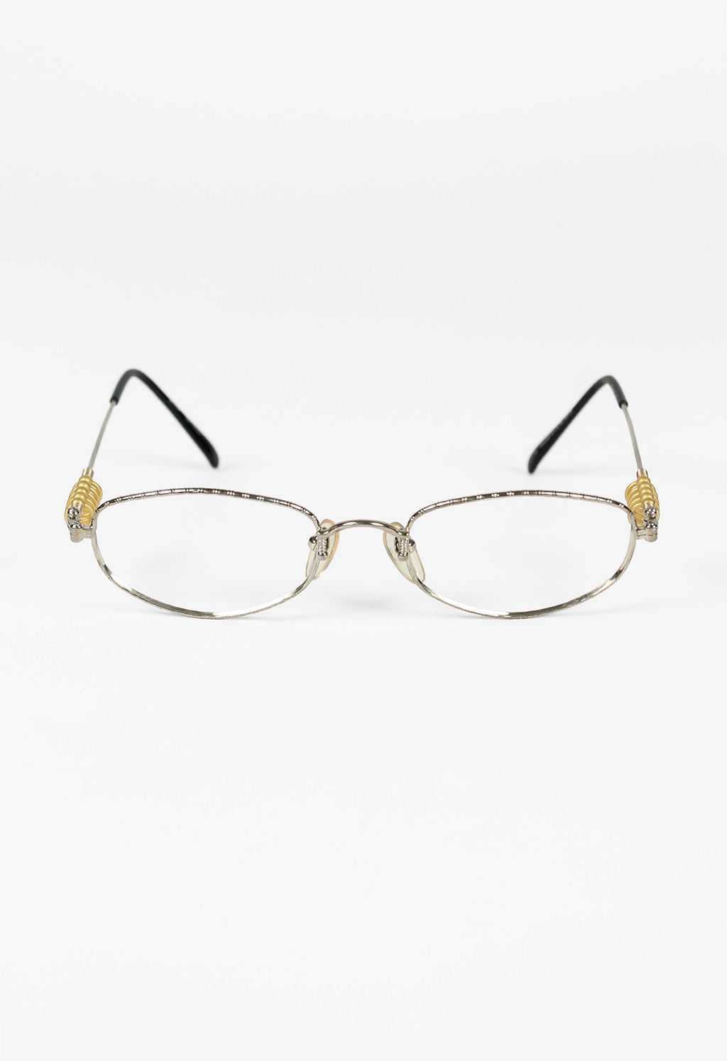 JEAN PAUL GAULTIER 1990'S GOLD HOOP PIERCING GLASSES