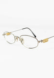 JEAN PAUL GAULTIER 1990'S GOLD HOOP PIERCING GLASSES