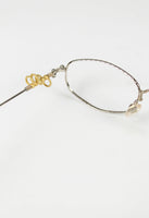 JEAN PAUL GAULTIER 1990'S GOLD HOOP PIERCING GLASSES