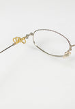 JEAN PAUL GAULTIER 1990'S GOLD HOOP PIERCING GLASSES