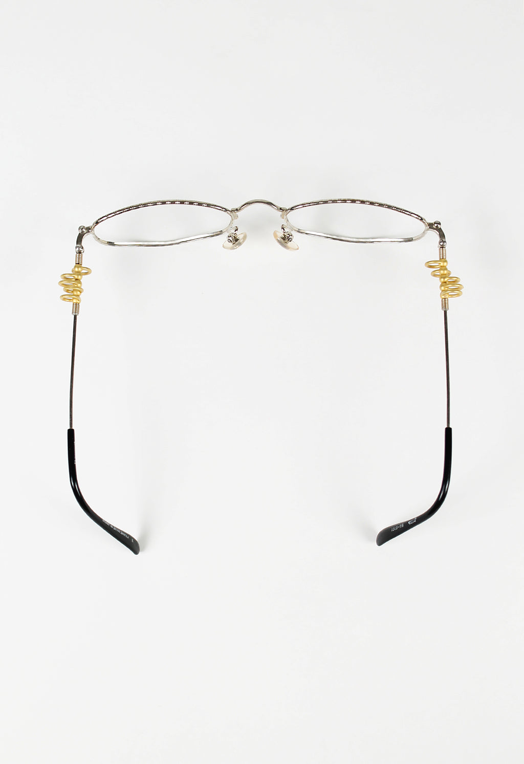 JEAN PAUL GAULTIER 1990'S GOLD HOOP PIERCING GLASSES