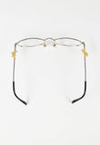 JEAN PAUL GAULTIER 1990'S GOLD HOOP PIERCING GLASSES