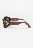 JEAN PAUL GAULTIER 1990'S STEAMPUNK GOGGLE SUNGLASSES