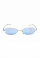 JEAN PAUL GAULTIER 1990'S TITANIUM SILVER TRANSLUCENT CASED SUNGLASSES