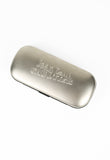 JEAN PAUL GAULTIER 1990'S TITANIUM SILVER TRANSLUCENT CASED SUNGLASSES