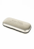 JEAN PAUL GAULTIER 1990'S TITANIUM SILVER TRANSLUCENT CASED SUNGLASSES