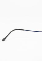 JEAN PAUL GAULTIER 1990'S TITANIUM SUSPENDED IRIDESCENT DRIP SUNGLASSES