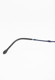 JEAN PAUL GAULTIER 1990'S TITANIUM SUSPENDED IRIDESCENT DRIP SUNGLASSES