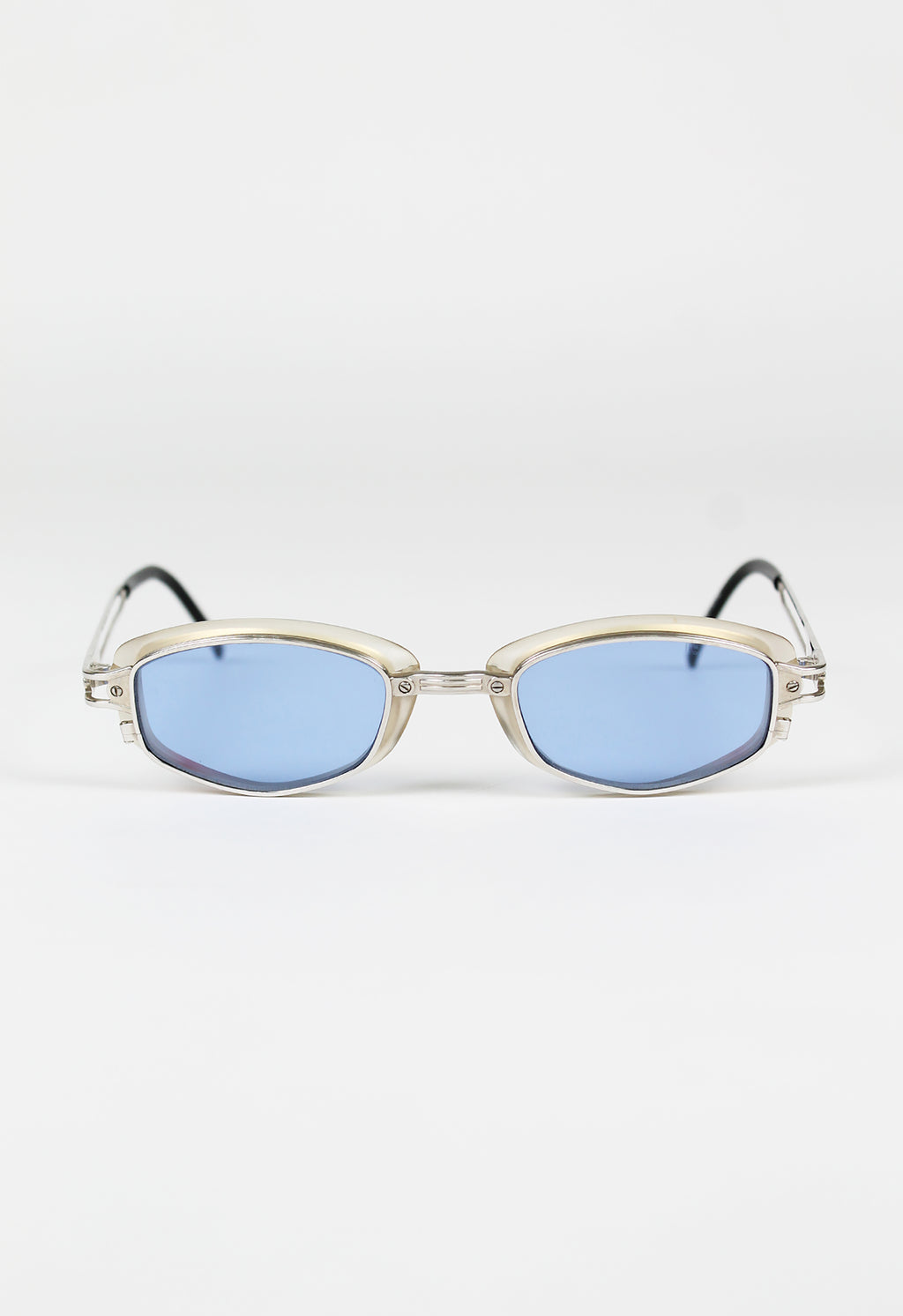 JEAN PAUL GAULTIER 1990'S TRANSLUCENT GOGGLE SUNGLASSES