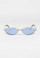 JEAN PAUL GAULTIER 1990'S TRANSLUCENT GOGGLE SUNGLASSES