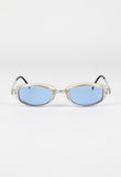 JEAN PAUL GAULTIER 1990'S TRANSLUCENT GOGGLE SUNGLASSES