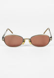 JEAN PAUL GAULTIER 1990'S TWO TONE METAL PERFORATED SUNGLASSES