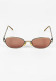 JEAN PAUL GAULTIER 1990'S TWO TONE METAL PERFORATED SUNGLASSES