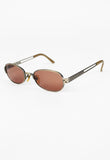 JEAN PAUL GAULTIER 1990'S TWO TONE METAL PERFORATED SUNGLASSES