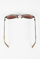 JEAN PAUL GAULTIER 1990'S TWO TONE METAL PERFORATED SUNGLASSES