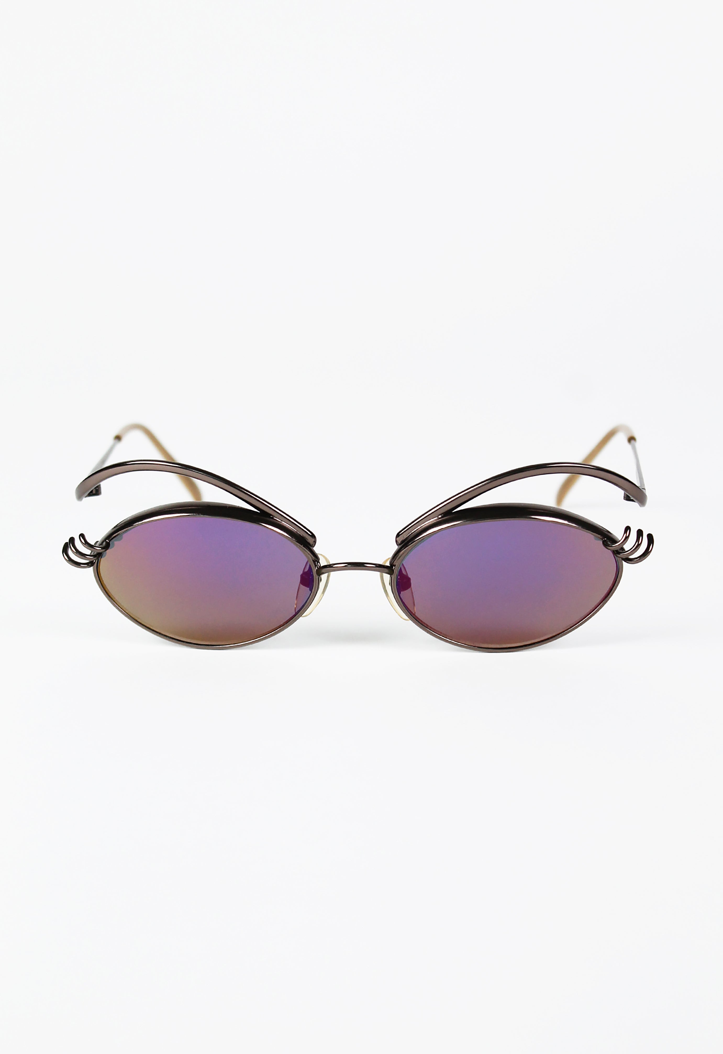 JEAN PAUL GAULTIER 1996 EYEBROWS & EYELASHES SUNGLASSES