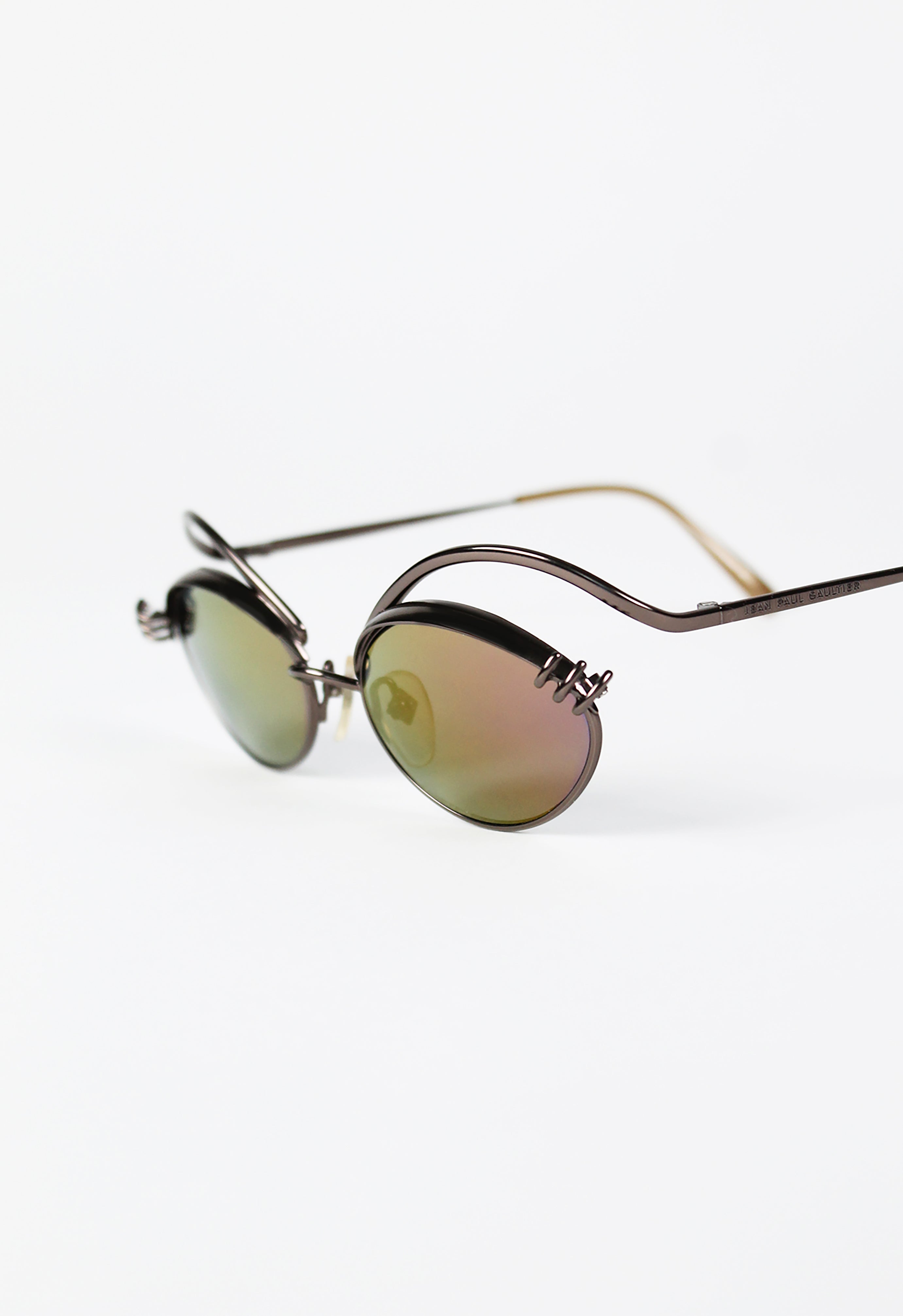 JEAN PAUL GAULTIER 1996 EYEBROWS & EYELASHES SUNGLASSES