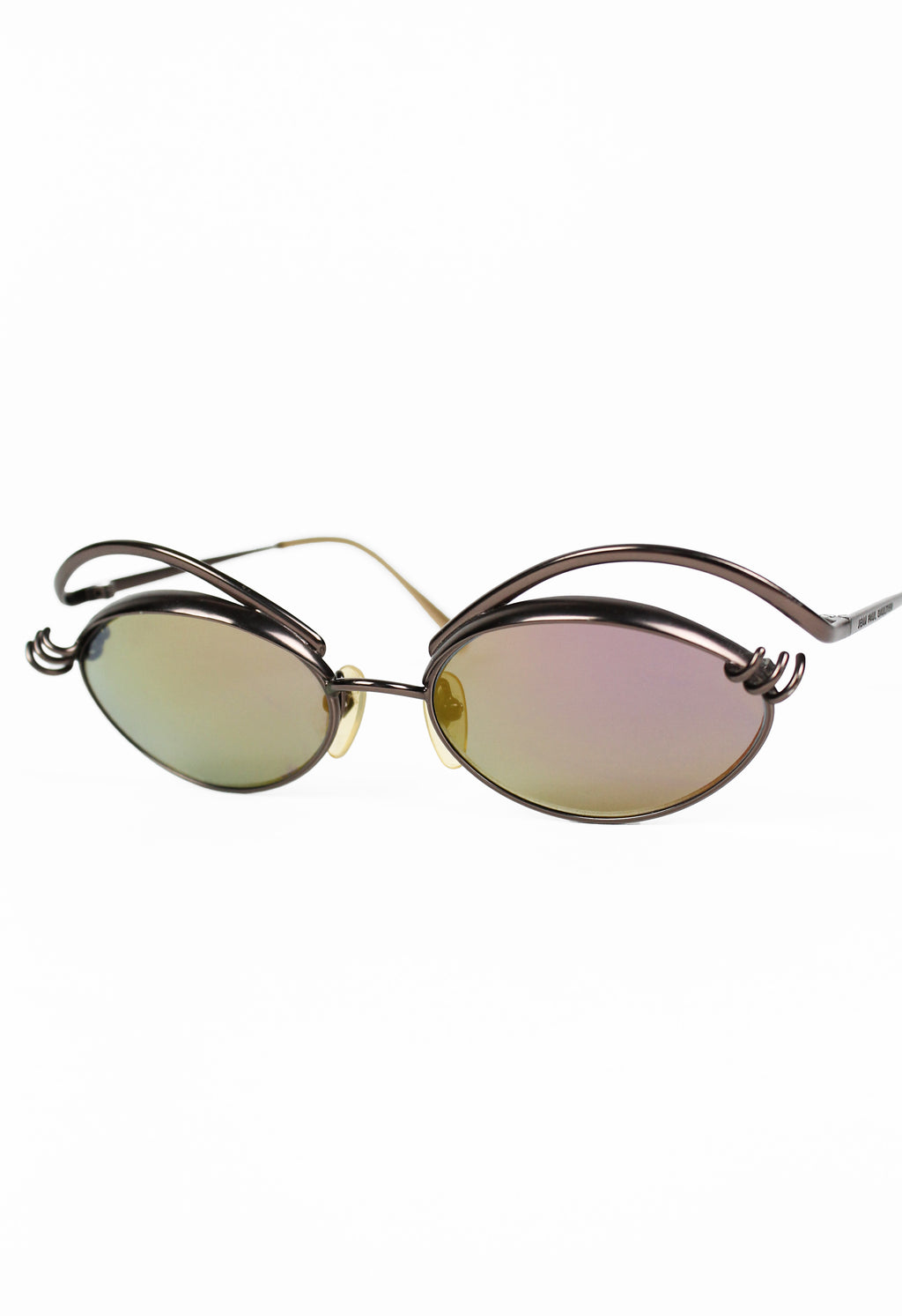 JEAN PAUL GAULTIER 1996 IRIDESCENT EYEBROWS & EYELASHES SUNGLASSES