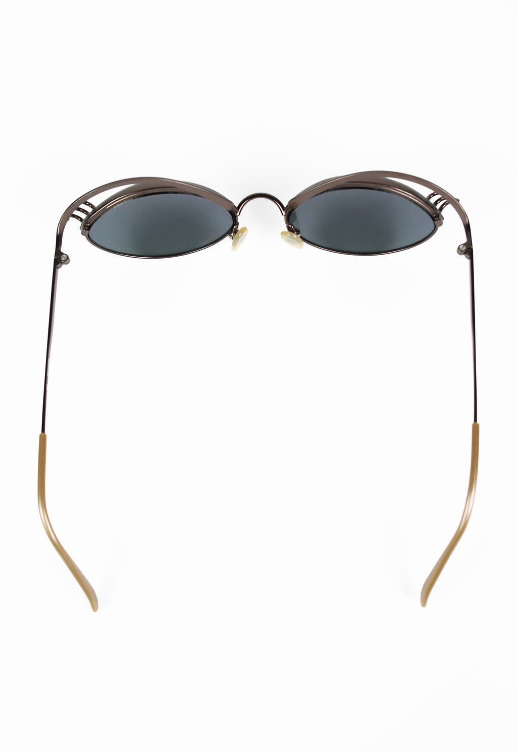 JEAN PAUL GAULTIER 1996 IRIDESCENT EYEBROWS & EYELASHES SUNGLASSES