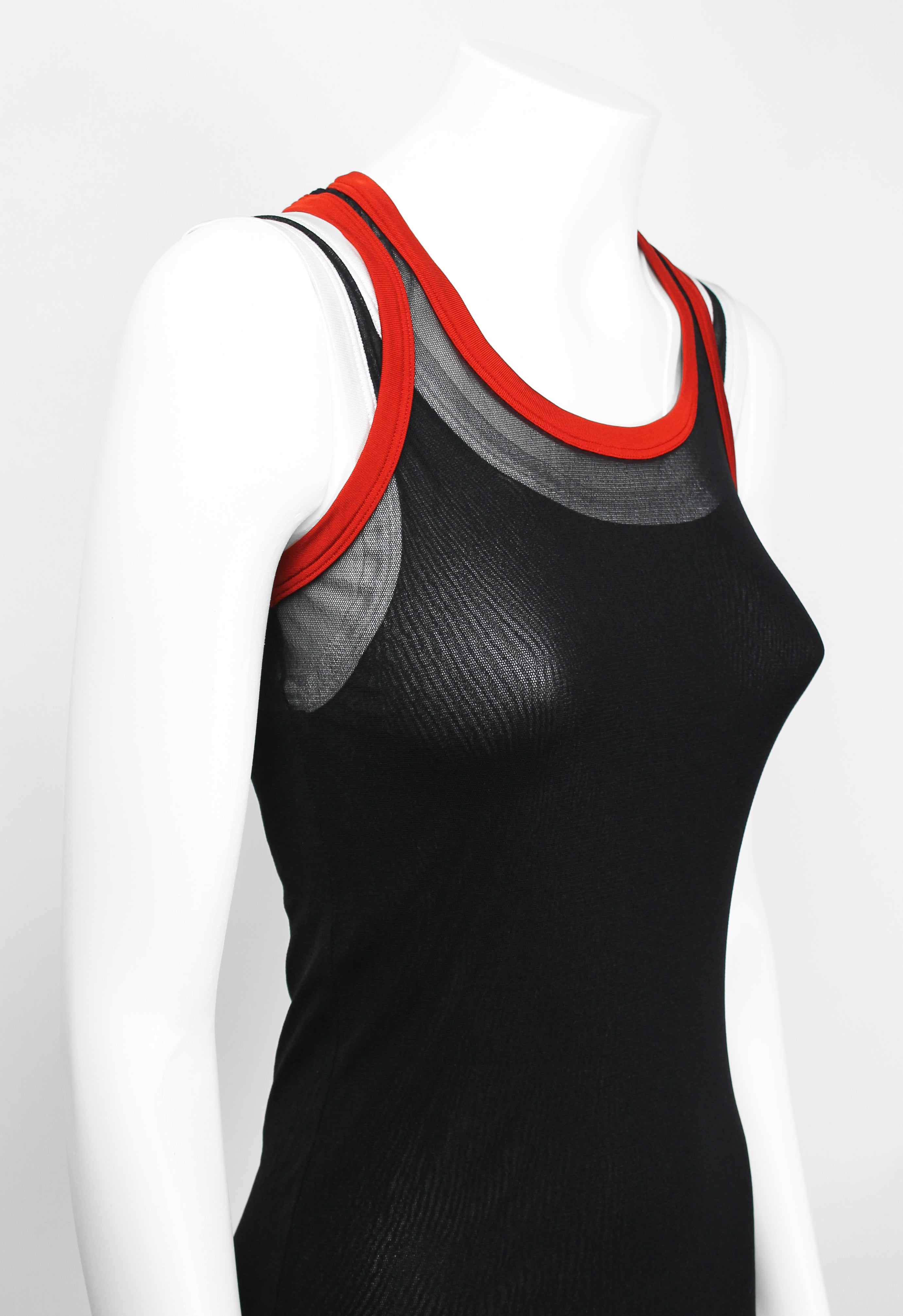 JEAN PAUL GAULTIER 2000'S DOUBLE LAYERED MESH VEST