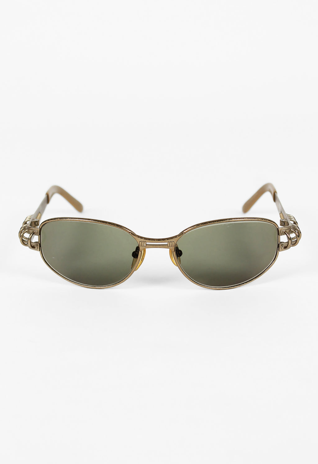 JEAN PAUL GAULTIER 1990'S SPRING AND HOOP PIERCING SUNGLASSES