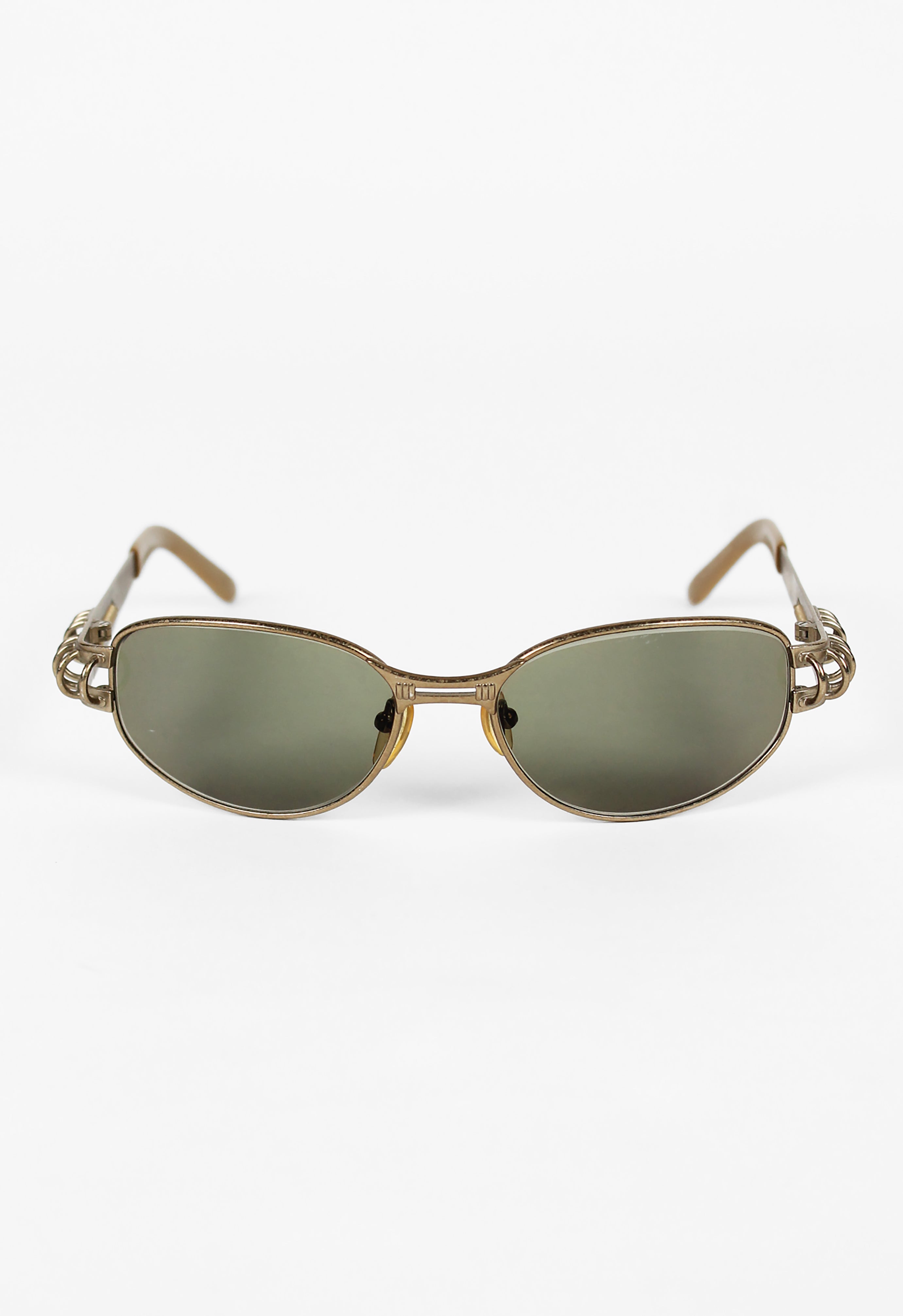 JEAN PAUL GAULTIER 1990'S SPRING AND HOOP PIERCING SUNGLASSES