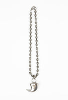 JEAN PAUL GAULTIER CHUNKY BALL CHAIN TOOTH NECKLACE