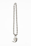 JEAN PAUL GAULTIER CHUNKY BALL CHAIN TOOTH NECKLACE