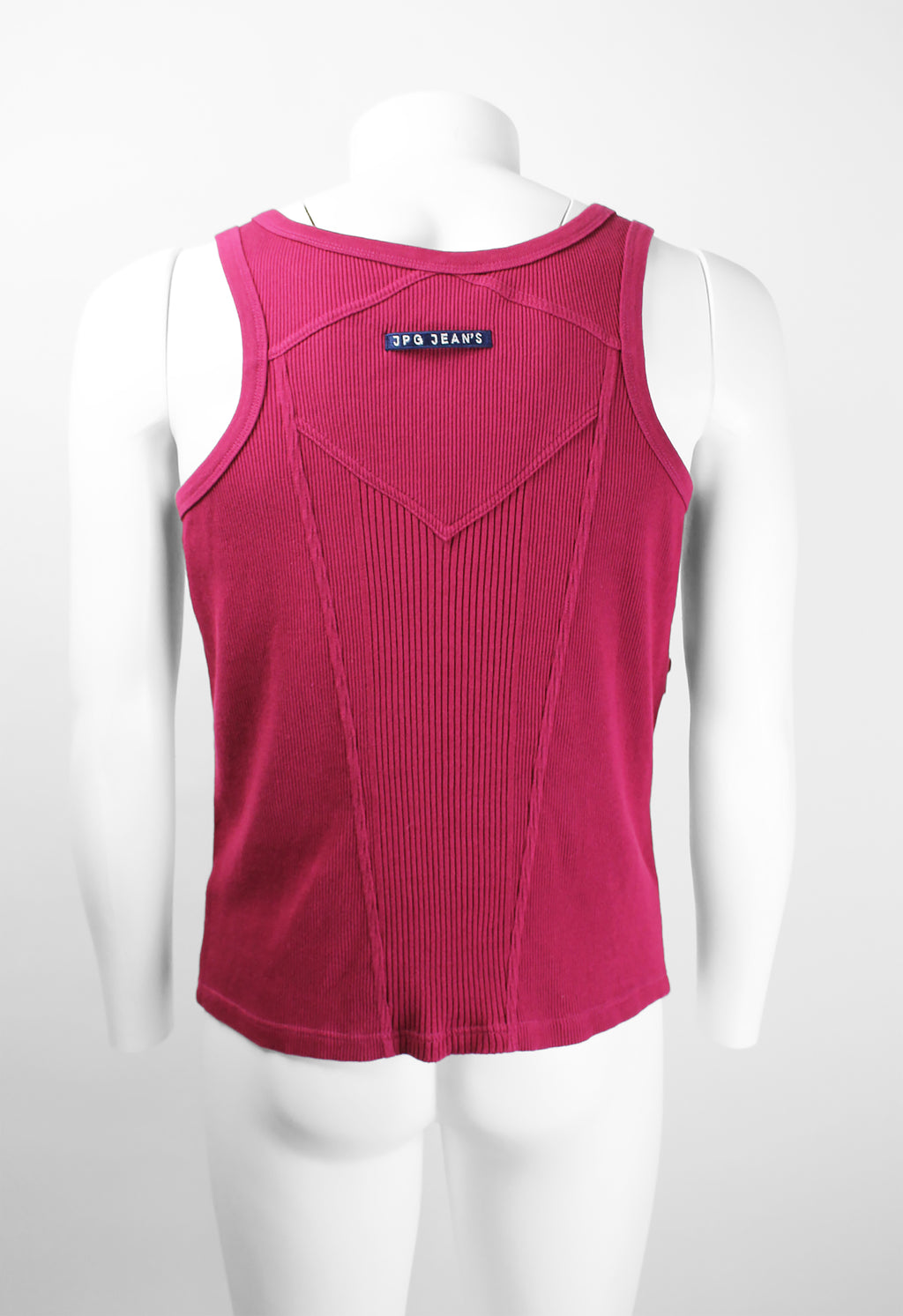 JEAN PAUL GAULTIER JPG DUNGAREE TANK TOP