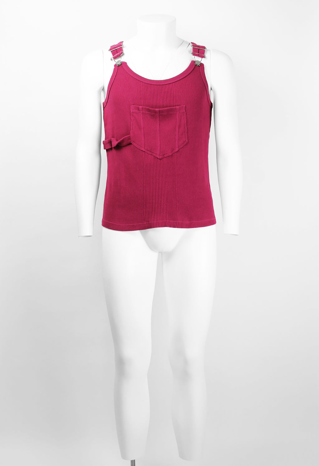 JEAN PAUL GAULTIER JPG DUNGAREE TANK TOP