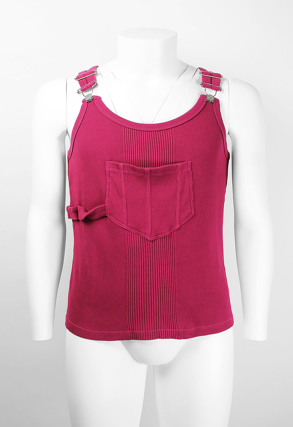 JEAN PAUL GAULTIER JPG DUNGAREE TANK TOP