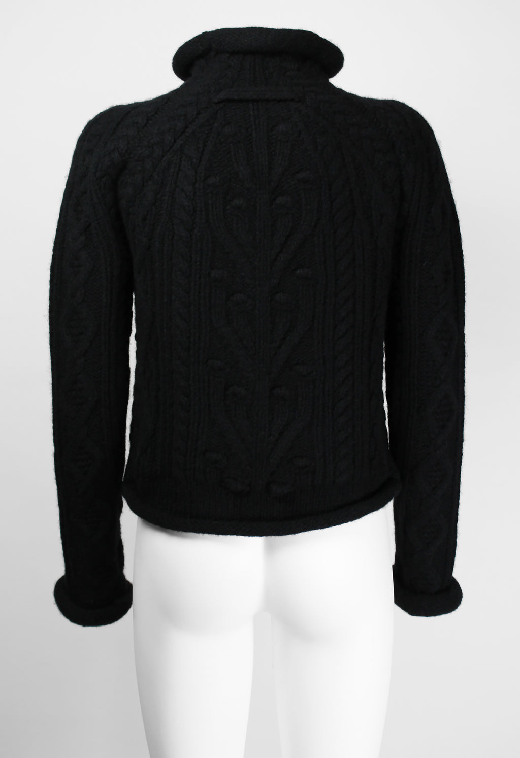 JEAN PAUL GAULTIER FW 1999 TUBE COLLAR CROPPED KNIT