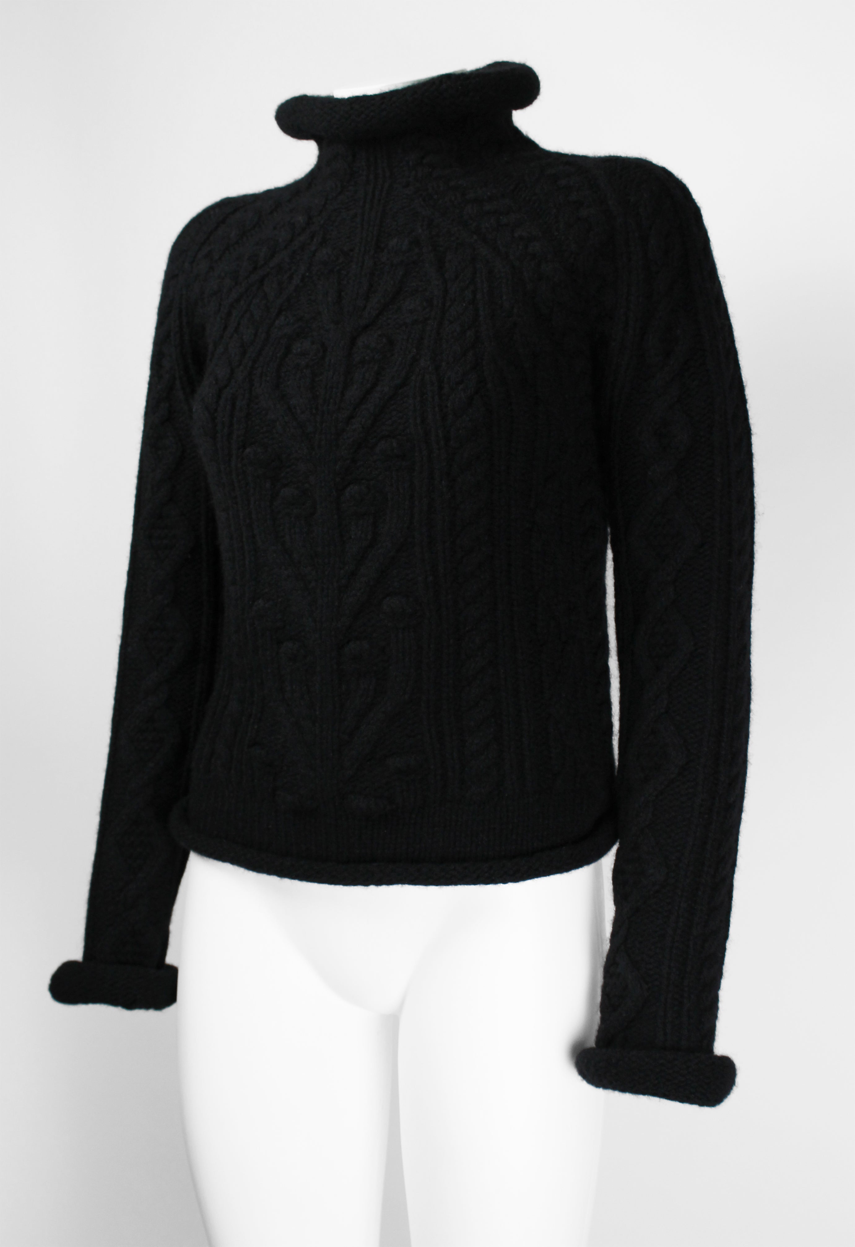 JEAN PAUL GAULTIER FW 1999 TUBE COLLAR CROPPED KNIT