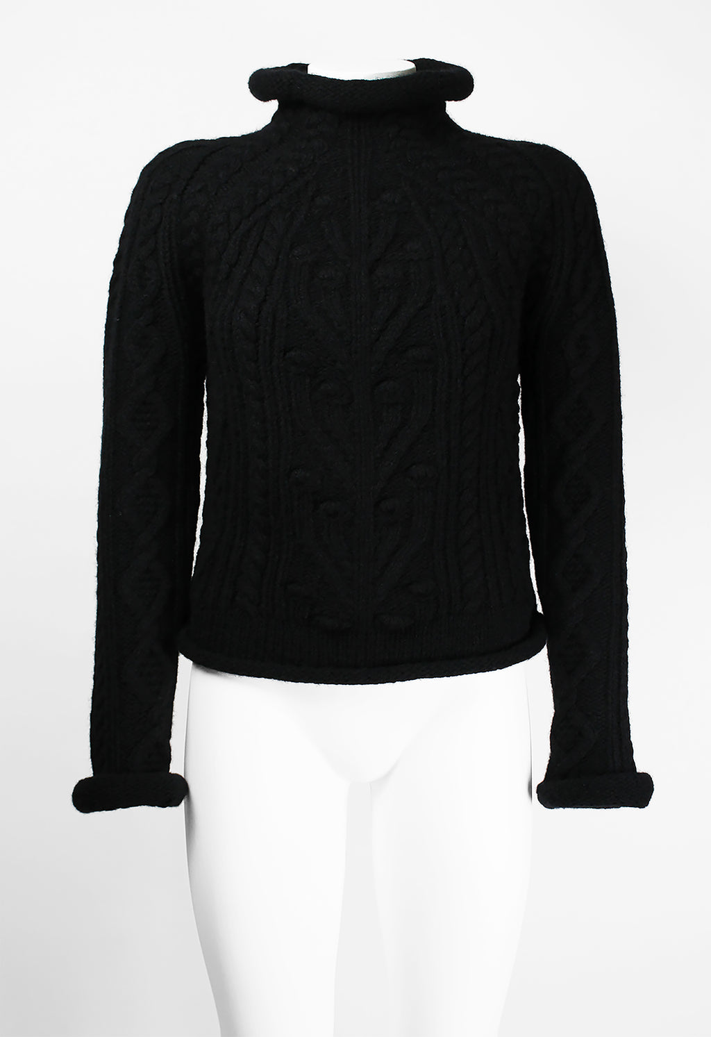 JEAN PAUL GAULTIER FW 1999 TUBE COLLAR CROPPED KNIT