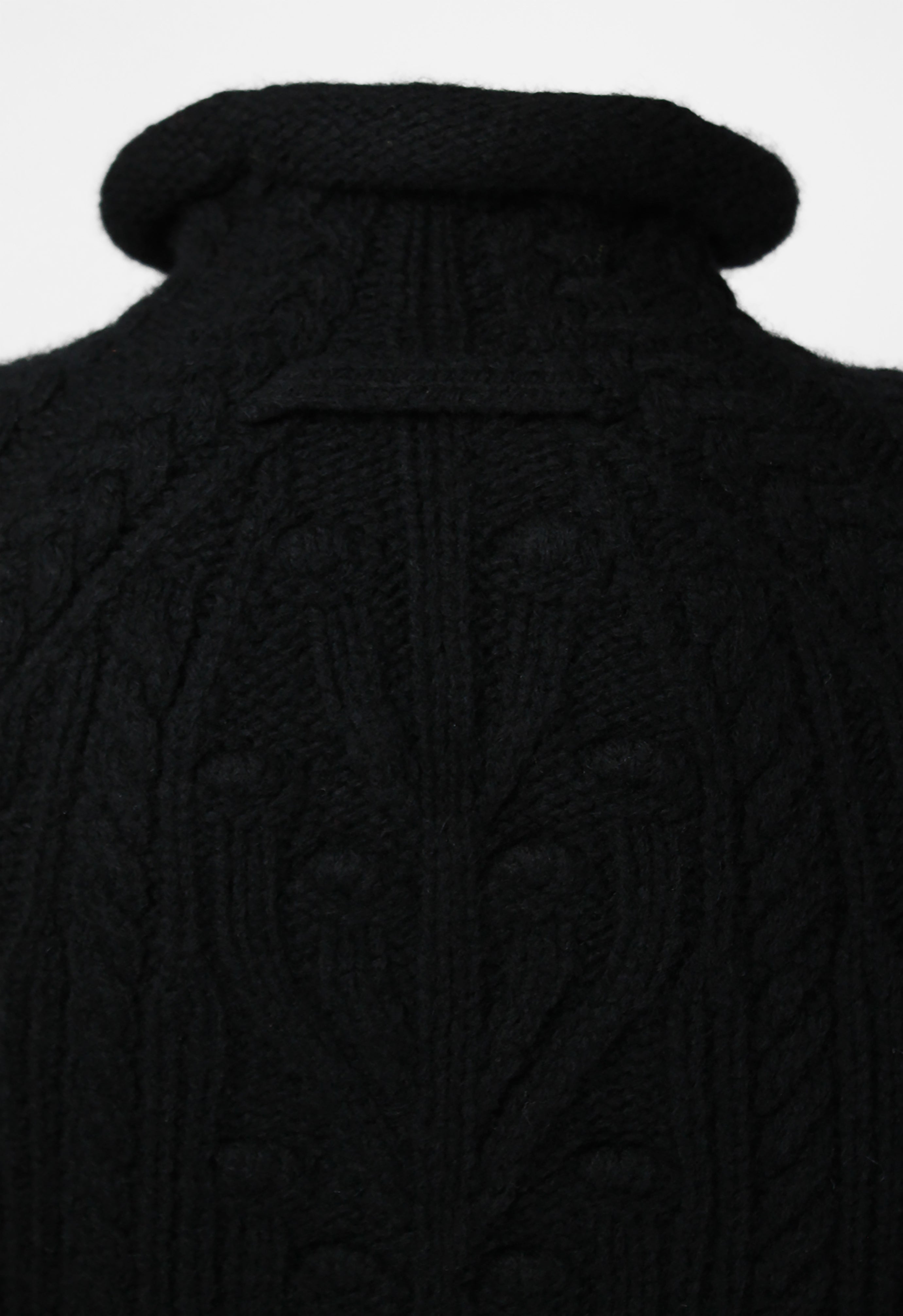 JEAN PAUL GAULTIER FW 1999 TUBE COLLAR CROPPED KNIT